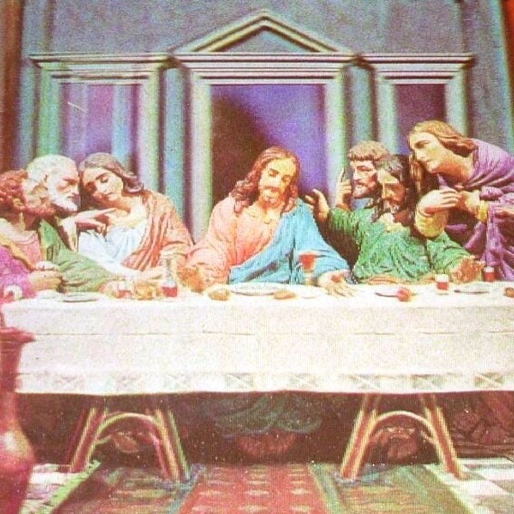The Last Supper Multi Motion Collector Series Postcard Printed in USA